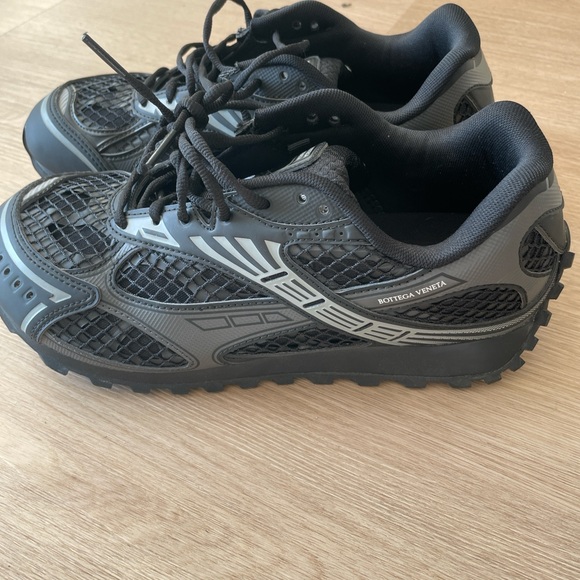 Bottega Veneta Black and Gray Athletic Shoes - Main Image